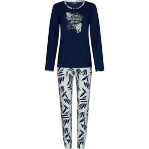 Donkerblauwe katoenen pyjama Pastunette - Blauw - Maat - 46