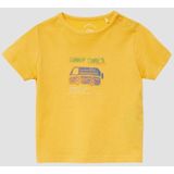 s.Oliver - T-Shirt - Zacht Katoen - Met Knoopjes - Korte Mouwen