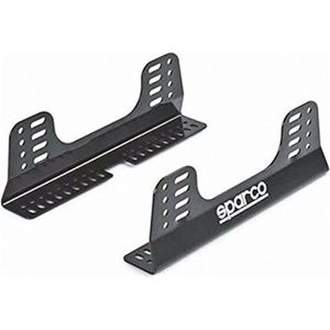 Zijsteun voor racestoel Sparco Zwart Staal (3 mm) (400 mm) (2 pcs)