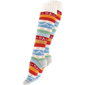 Stark soul - wintersport sokken - hygge - skisokken - wollen sokken - wit - maat 35/38