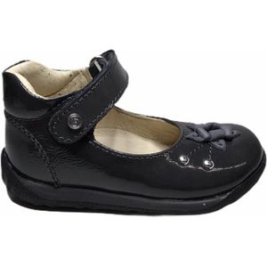 falcotto velcro bloem ballerina 1234 lak dk grijs mt 20