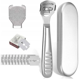 Professionele metalen voetvijl met mesjes - Huidverwijderaar