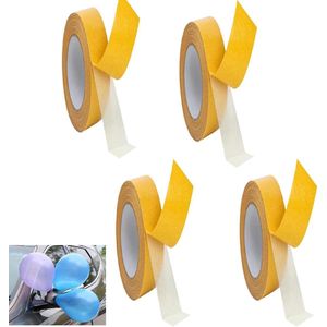 Dubbelzijdige Textieltape 10 Mm X 10 M Voor Tapijten Matten Pads Extra Sterke Tapijttape Voor Binnen Hardhout Tegels Laminaat - Set van 4