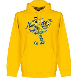 Neymar Brazilië Script Hoodie - Geel - Kinderen - 92/98