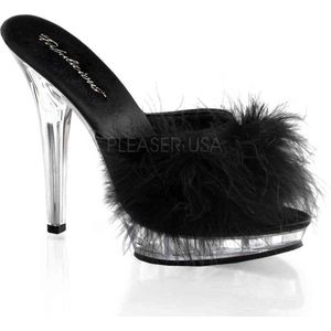 Fabulicious - LIP-101-8 Muiltjes met hak - US 6 - 36 Shoes - Zwart