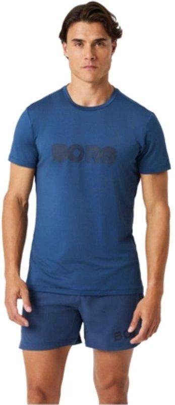 Björn Borg - Borg Sport - T-Shirt - Sargasso Sea - Lichtgewicht - Vochtafvoerend