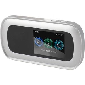 Mobiele Router WiFi Mobiele Hotspot WiFi6 5G 4G LTE-modem met SIM-slot 25 Inch Kleurenscherm 16 Aangesloten Apparaten voor Reizen Zakenreizen Buiten
