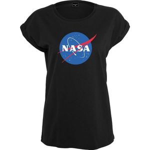 NASA Logo Lady T-shirt - Zwart - Maat L