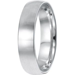 Lucardi Heren Vriendschapsring Riga - Ring - Vaderdag Cadeau - Echt Zilver - Zilverkleurig