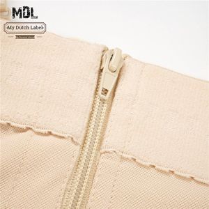 Sterke Fajas Double control Shapewear – Postoperatief Herstel & Body Shaper | Verstelbare Bandjes, Rits & 3 Hooks | Buik Platte, Billen Gelift & Comfortabele Compressie - slankere dijen - Maat M - Kleur Zwart