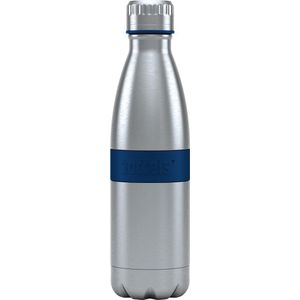 Boddels TWEE Thermosfles drinkfles - 0,5 liter - RVS/Blauw