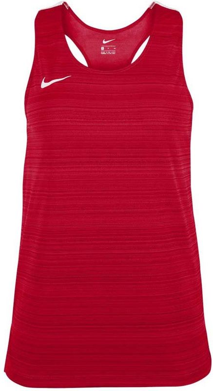 Nike - Stock Dry Miler - Mouwloos T-shirt - Rood