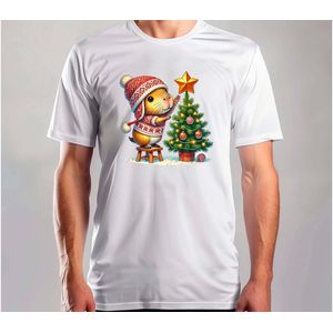 Capy op de Slee - T Shirt - MerryChristmas - ChristmasVibes - Funny - Sarcasm - VrolijkKerstfeest - Kerstmis - Grappig - Sarcasme - Capybara - Capy