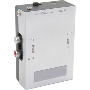 AV:Link STP-2 Voorversterker - Zwart - RIAA Correctie