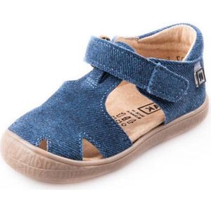 Leren sandalen - jongens/meisjes - blauw/jeans - maat 28