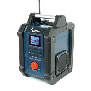 Robuuste Bouwplaatsradio met DAB+, FM, Bluetooth en Accu