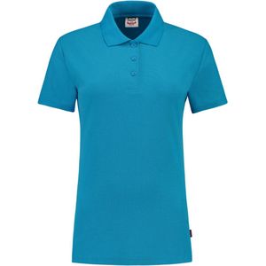 Tricorp  Poloshirt Slim Fit Dames 201006 Turquoise  - Maat S