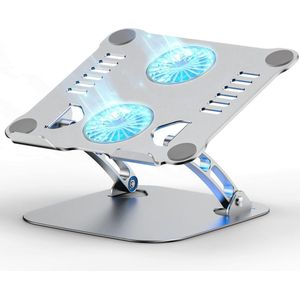 Laptop Cooler - Verstelbaar - RGB Verlichting - 12-17 Inch