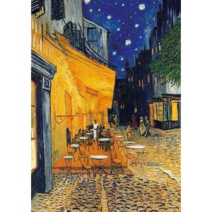 Kunstdruk Vincent Van Gogh - Café-Terrasse am Abend 21x29,7cm