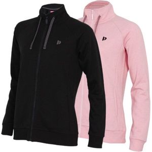 2-Pack Donnay Vest met opstaande kraag - Sporttrui - Dames - Black & Pink (1071) - maat L