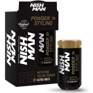 NISHMAN - Hair Styling Powder P5 - Volumepoeder - 20g - Mat Effect
