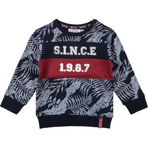 Dirkje Jongens Sweater SInce 1987 Navy Blauw