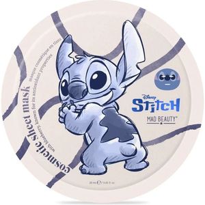 Mad Beauty - Disney Stitch Denim - Gezichtsmasker - Biologisch Afbreekbaar - Met Hyaluronzuur