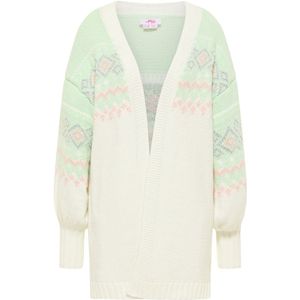 myMo - Blonda - Vest - Zacht - Lange Vorm - Fair-Isle Patroon