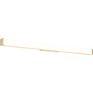 QAZQA cascada - Moderne LED Wandlamp voor binnen voor badkamer - 3 lichts - D 5 cm - Goud/messing -