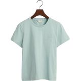 Gant Reg Tonal Shield T-shirt Met Korte Mouwen Groen M Vrouw