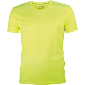 Herensportshirt 'Evolution Tech Tee' met korte mouwen Neon Yellow - XS