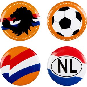 Boland - 4 Buttons Nederland - Volwassenen - Unisex - - Landen
