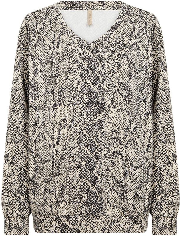 Soyaconcept - VIOLET 2 - Blouse - Crème/Aubergine - Dierenprint