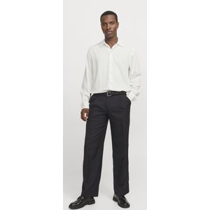 Jack & Jones Overhemd Jprblatrend Jacquard Shirt Styd 12278765 White Mannen Maat - M