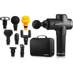 Gymtek® Massage Gun - Massagepistool - Massagegun - 8 Massagekoppen - 30 Massageprogramma's - 3200 RPM - Volledige Lichaamsmassage, Plagen en Rugmassage