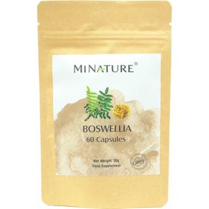 Boswellia Capsules 60 stuks - 450mg Poeder van Boswellia Serrata per Vegan Capsule - 100% Plantaardig - Frankincense, Wierook