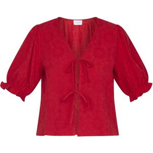 SisterS point Blouse Enila Ss 17677 Red Dames Maat - M