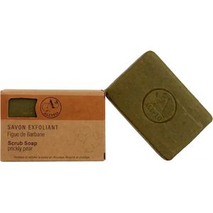 Aleppo Zeep Prickly Pear/Cactusvijg | Vitamine E | Natuurlijke Milde Exfoliant | Traditioneel | Handgemaakt |