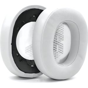Somstyle Oorkussens Geschikt Voor JBL Live 650BT NC / 660 NC - 2 Stuks - Zacht Schuim - Eiwitleer - Wit