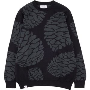 Makia - Cones - Trui - Zwart - Gebreid - 100% Biologisch Katoen