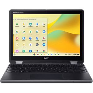 Acer Chromebook R857T-TCO-C04U Intel® N N150 31 cm (12.2"") Touchscreen WUXGA 8 GB LPDDR5x-SDRAM 64 GB eMMC Wi-Fi 6E (802.11ax) ChromeOS US International Zwart