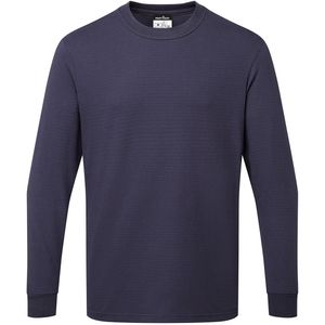 Portwest Anti-statisch ESD T-Shirt Lange Mouw AS22 - Marine - S