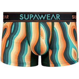 Supawear Sprint Trunk Woody Orange - MAAT S - Heren Ondergoed - Boxershort voor Man - Mannen Boxershort