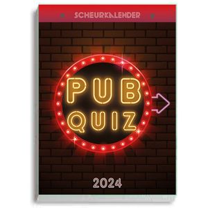 Scheurkalender 2024 - 1d/1p - Pub quiz - 13,3 x 18,5 cm