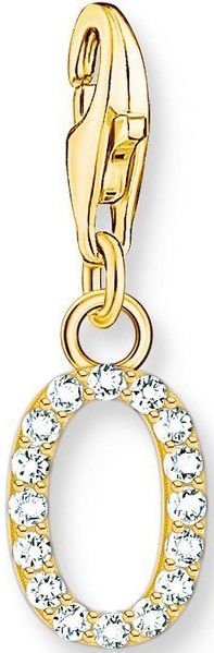 Thomas Sabo - 1978-414-14 - Charm - Wit - 925er Zilver Geel Verguld - Letter O