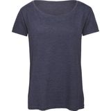 B&C Triblend - Dames-T-shirt - Ronde Hals - Gecertificeerd STANDARD 100 - Comfortabel en Duurzaam