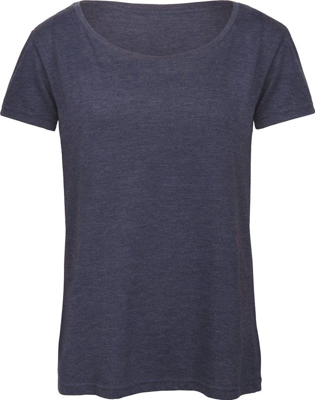 B&C Triblend - Dames-T-shirt - Ronde Hals - Gecertificeerd STANDARD 100 - Comfortabel en Duurzaam