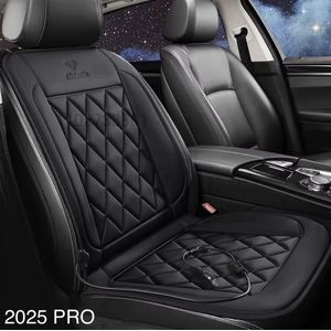 Autostoel Verwarming - Warmtekussen Stoelverwarmer met 3 Verwarmingsmodi - Elektrische Auto Accessories Heater - Zwart/12V/1 Stuk