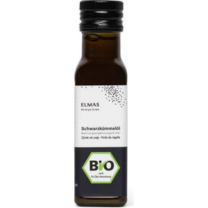 Elmas BIO - 100% Pure Zwarte Zaad Olie - 100 ml