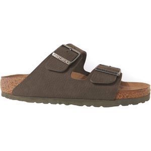 Birkenstock Arizona Slippers groen Suede - Maat 40